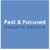Fast & Focused Resume Service Logotype