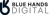 Blue Hands Digital Logotype