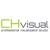 Professional 3D visualization studio "CHVISUAL" Logotype