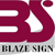 Blaze Sign & Graphic Design Logotype