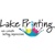 Lake Printing & Design Logotype