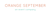 Orange September an event company Logotype