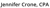 Jennifer Crone, CPA. Logotype