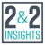 2&2 Insights, LLC. Logotype