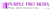 purple pro media Logotype
