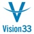 Vision33 Inc. San Francisco, CA Logotype