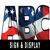 ABC Sign and Display Logotype