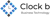 Clock b Business Technology Logotype