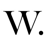 W. Bahan Logotype