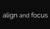 Align & Focus Logotype