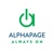 Alphapage Logotype