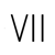 VII Digital Logotype
