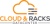 Cloud and Racks Datacenter Logotype