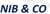 Nib and Co Accountants Logotype
