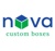 Nova Custom Boxes and Packaging Logotype