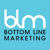 Bottom Line Black Logotype