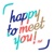 Happy to meet you Logotype