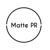 Matte PR Logotype