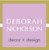 Deborah Nicholson Decor+Design Logotype