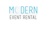 Modern Event Rental Denver Logotype