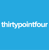 thirtypointfour design Logotype
