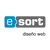 e-SORT diseño web Logotype