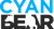 Cyan Bear Logotype