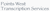 Points West Transcription Services Logotype