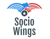 Socio Wings Logotype