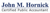 JOHN M. HORNICK, CPA Logotype