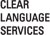 CLEAR LANGUAGE SERVICES Logotype