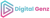 Digital GenZ Media Tech Logotype