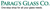 Parag's Glass Co. Logotype
