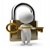 Father Son Locksmith Shop Logotype