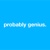 Probably Genius Logotype