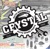 Crystal Auto Repairing Logotype