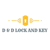 D & D Lock and Key Logotype