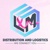 L & M Distribution and Logistics Logotype