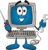 Web Design And Electronics Repair Logotype