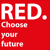 RED. Recruitment & Human Services Logotype