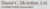 Daniel C. McArthur. Ltd Logotype