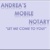 Andrea’s Mobile Notary Logotype
