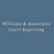 Williams & Associates Court Reporting Logotype