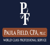 Paula Field, CPA Logotype