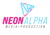 Neon Alpha Media, LLC. Logotype