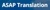 ASAP Translation Logotype
