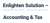 Enlighten Accounting & Tax Solution Logotype