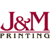 J & M Printing Inc Logotype