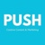 Push Content - Social Media Video & Animation Logotype
