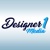 Designer 1 Media Logotype